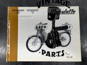 Catalogue pièce motobécane motoconfort mobylette 92 92N