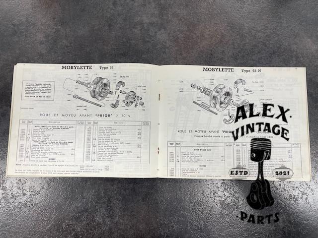 Catalogue pièce motobécane motoconfort mobylette 92 92N
