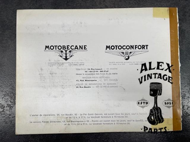 Catalogue pièce motobécane motoconfort mobylette 92 92N