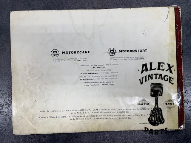 Catalogue pièce motobécane motoconfort cady M1 M1PR