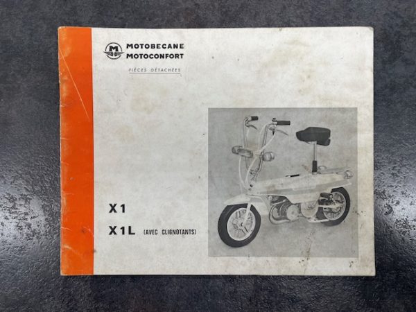 Catalogue pièce motobécane motoconfort X1 X1L