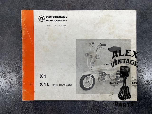 Catalogue pièce motobécane motoconfort X1 X1L