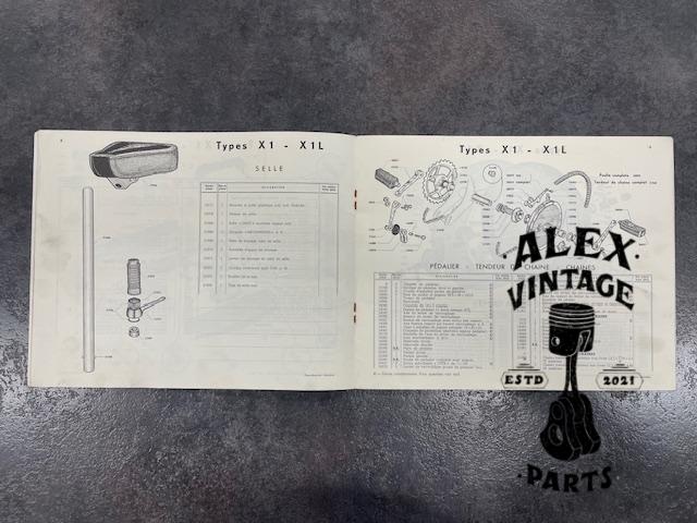 Catalogue pièce motobécane motoconfort X1 X1L