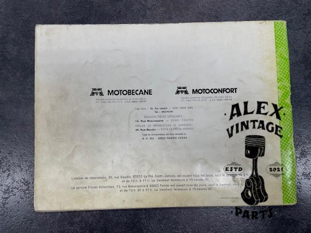 Catalogue pièce motobécane motoconfort cady M3PRT M3PRTS