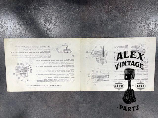 Notice de réparation frein hydraulique à disque