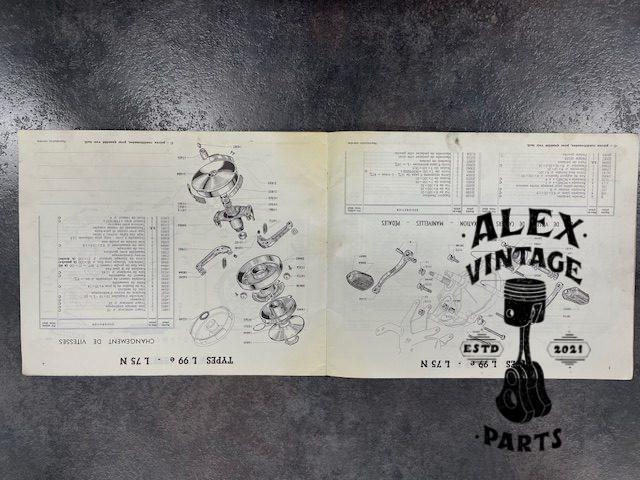 Catalogue pièce motobécane motoconfort L99e – L75N