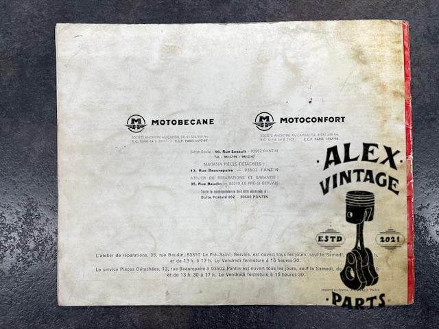 Catalogue pièce motobécane motoconfort L99e – L75N