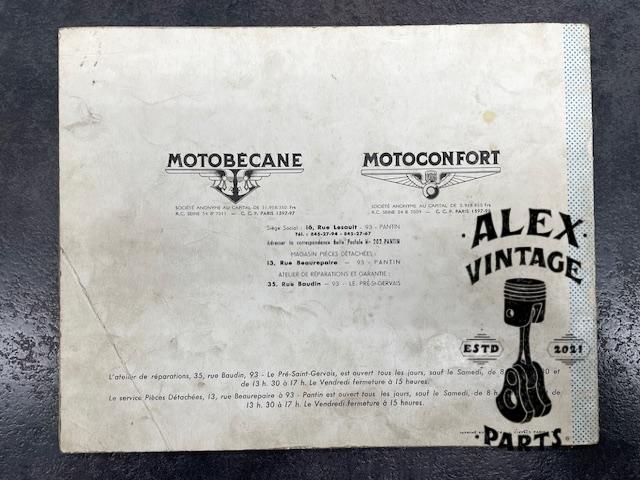 Catalogue pièce motobécane motoconfort vélomoteur