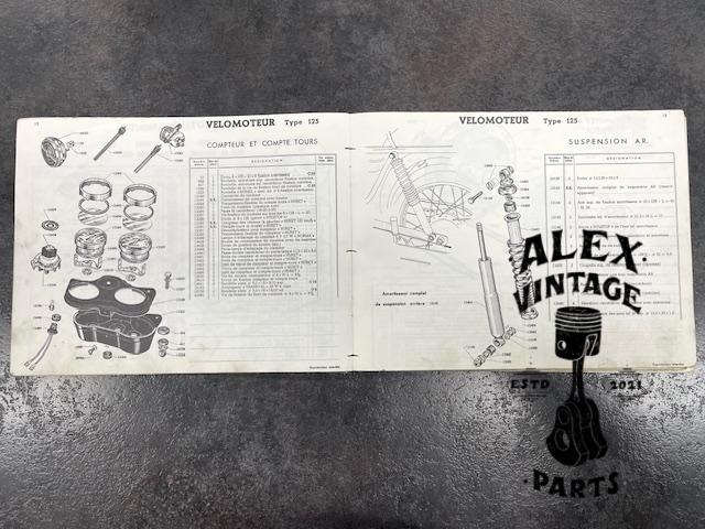 Catalogue pièce motobécane motoconfort vélomoteur 125cm3