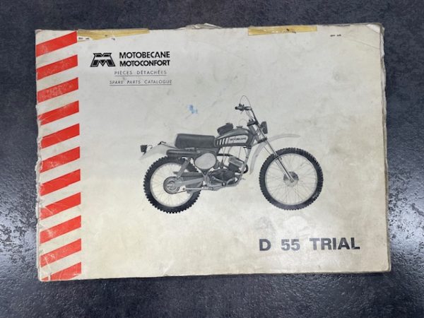 Catalogue pièce motobécane motoconfort D55 TRIAL