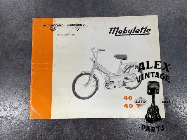Catalogue pièce motobécane motoconfort mobylette 40T