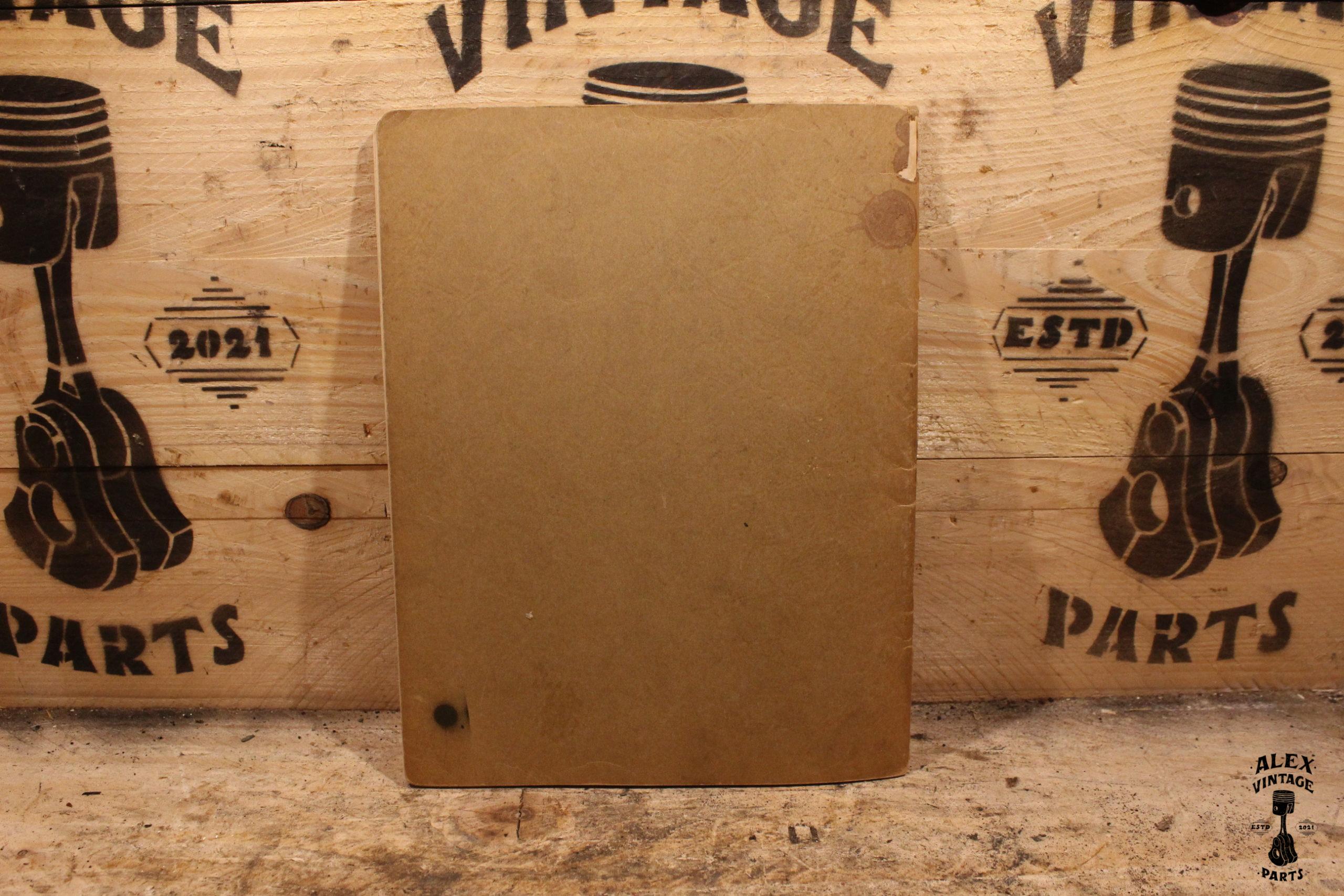 Manuel d’origine Harley-Davidson 750 XA