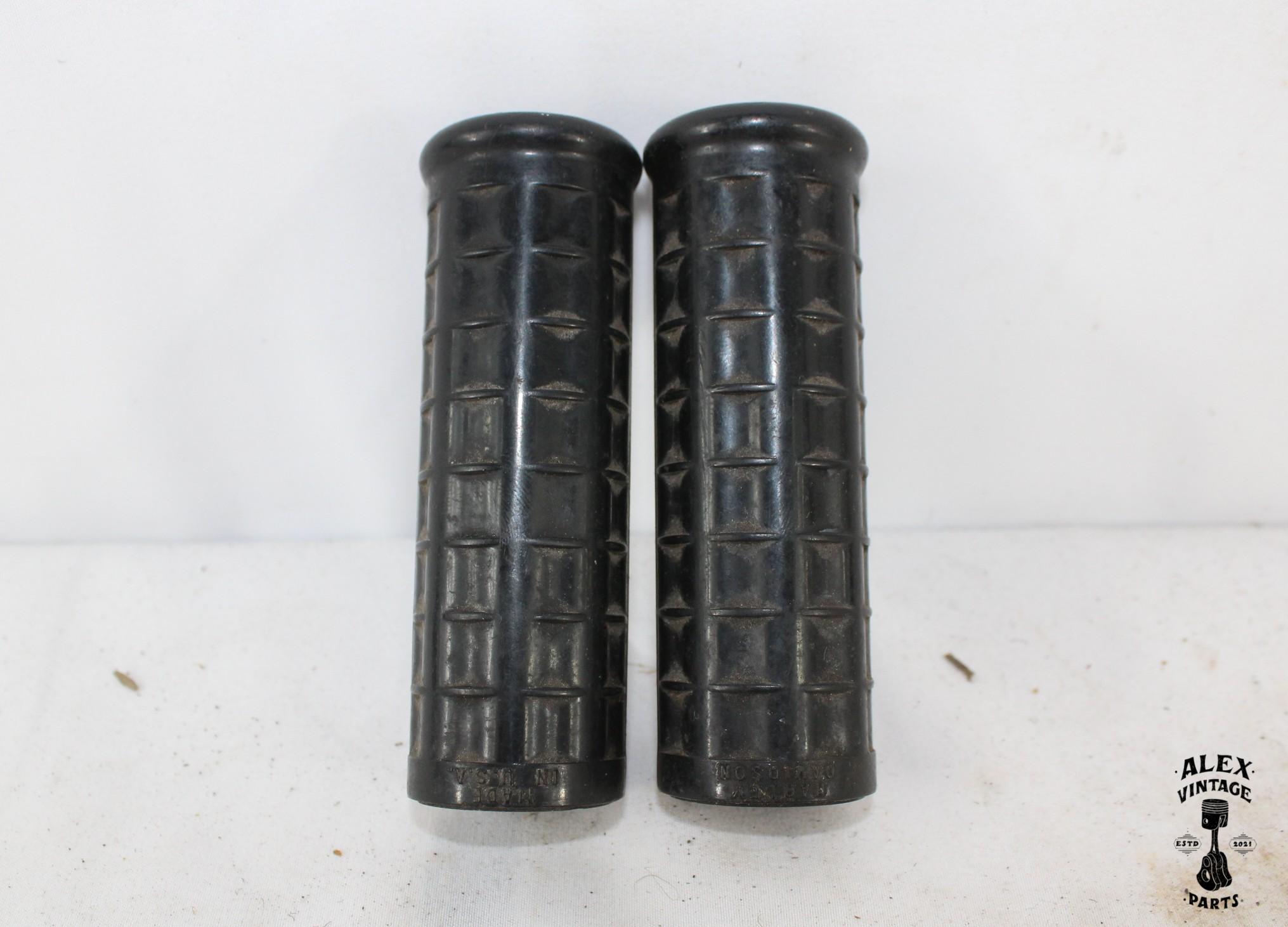 Poignés noires NOS Harley-Davidson WL 1942-1947