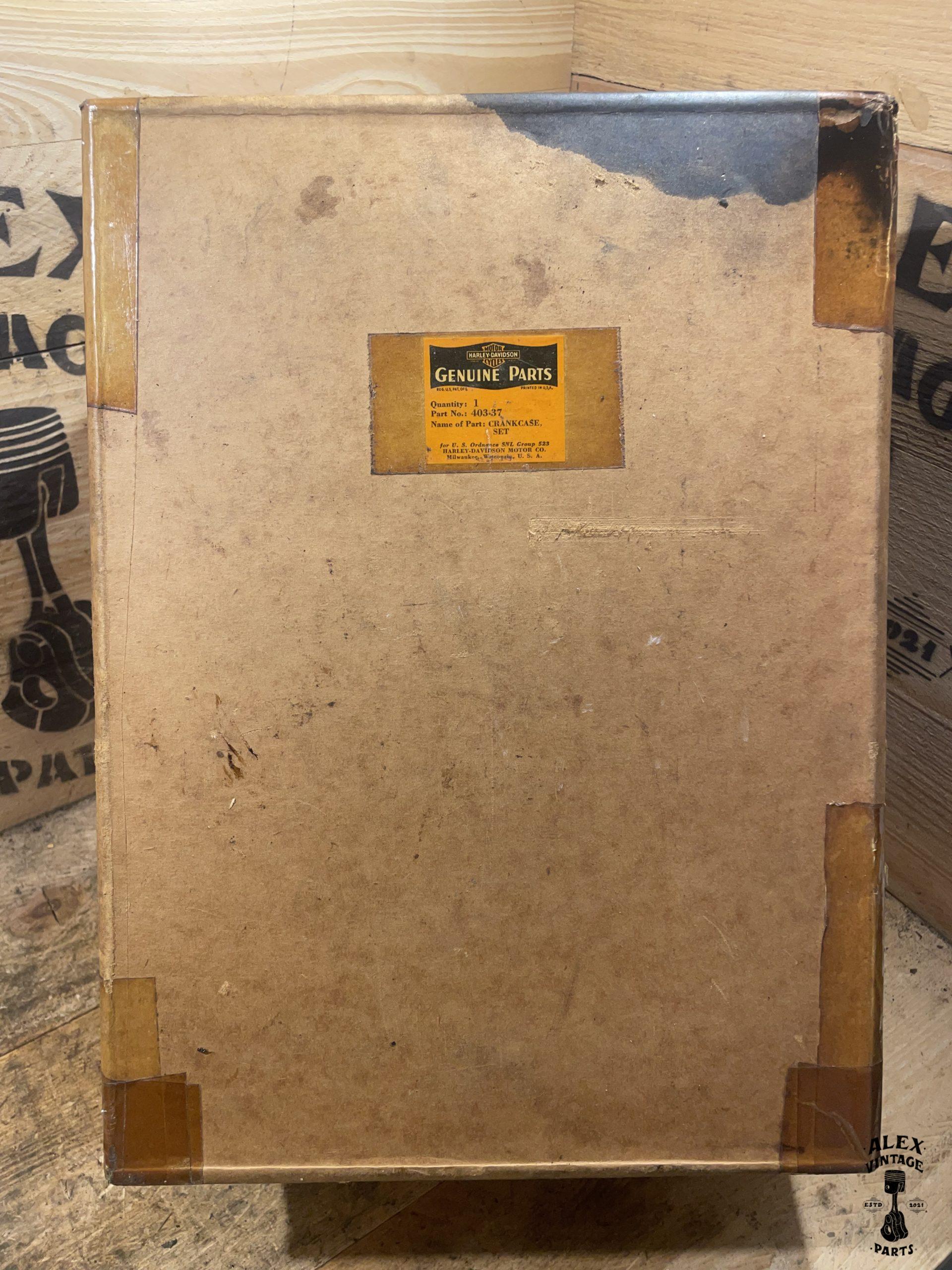 Paire de carter moteur NOS Harley-Davidson 750 WLA WLC WL