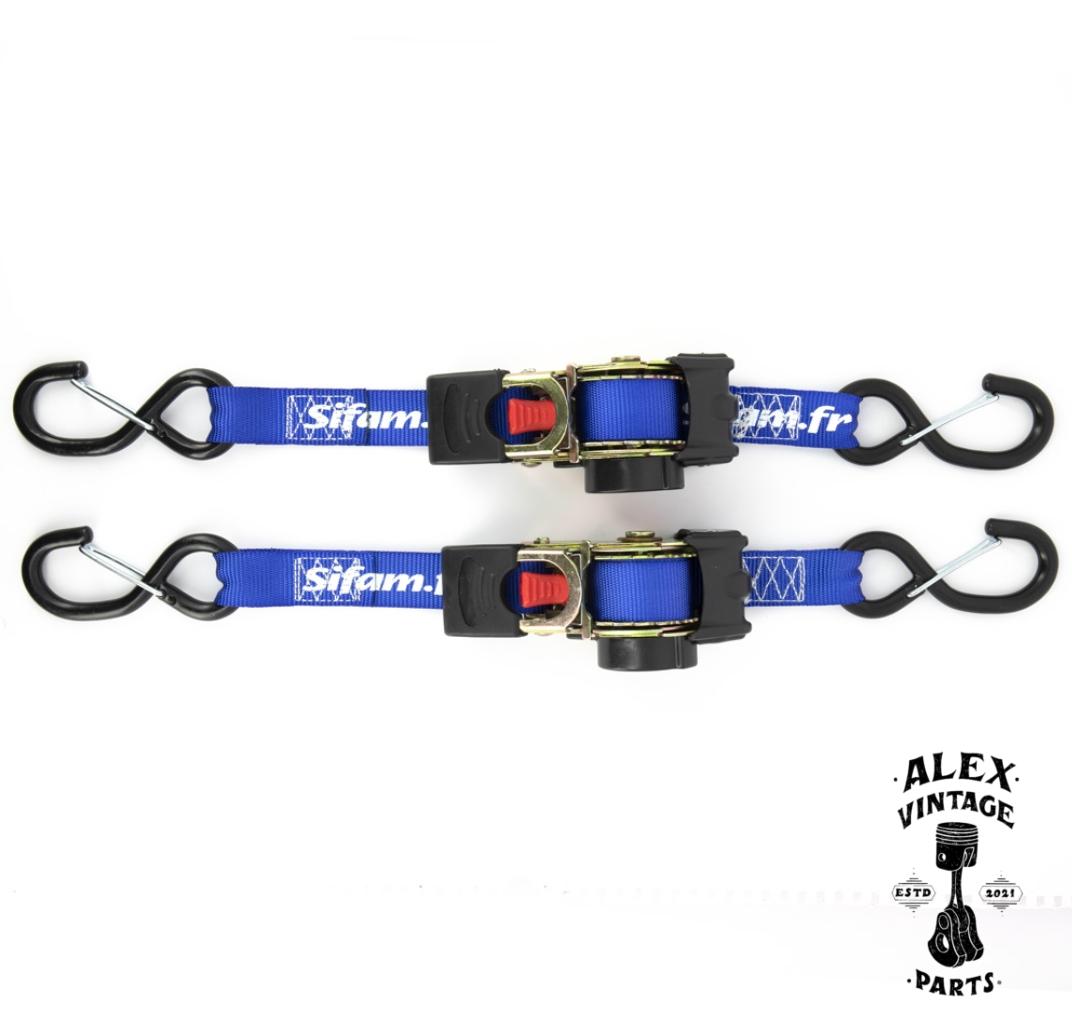 Sangles automatiques rétractables – 2 pièces – 600 kg