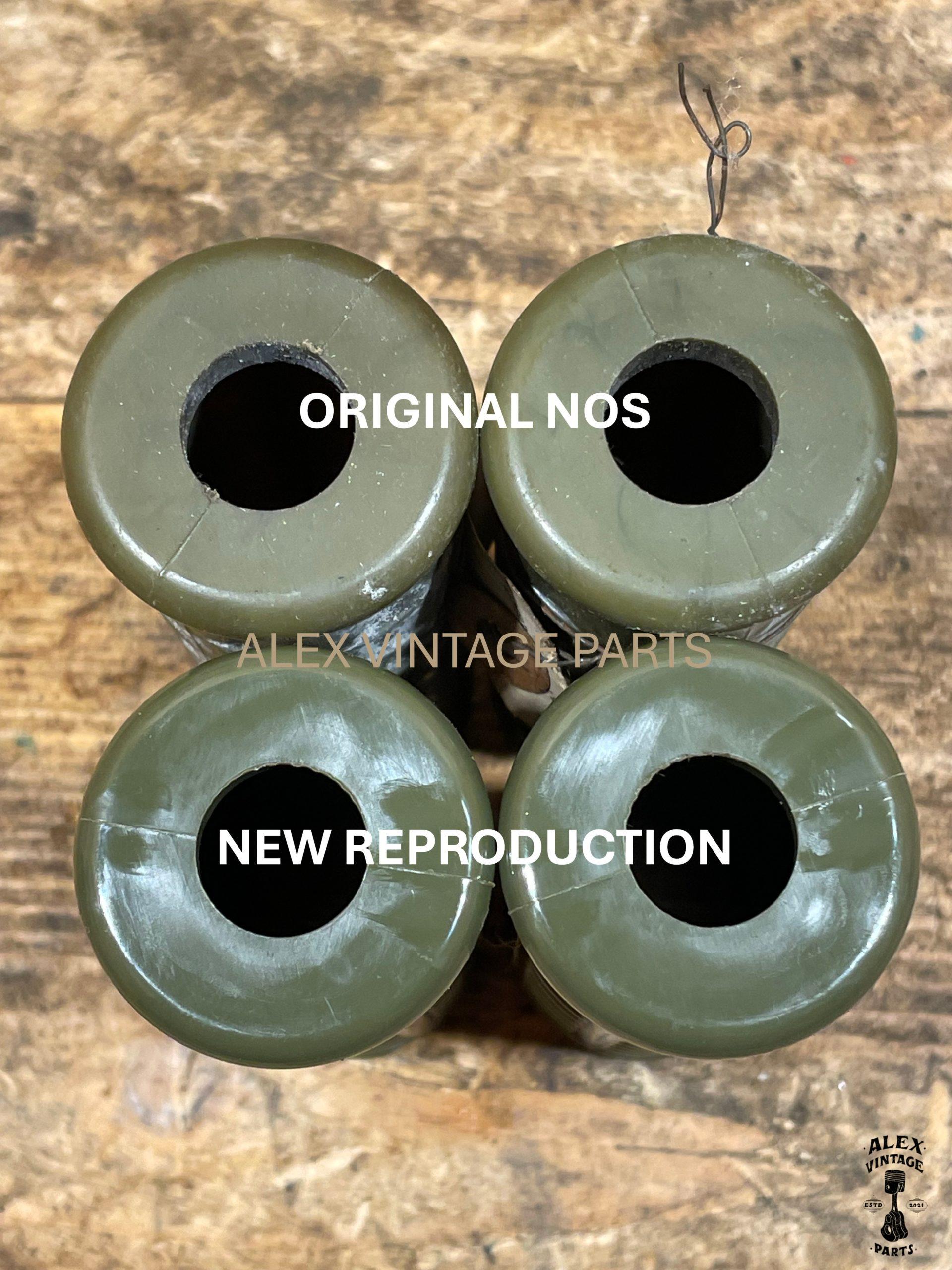 Paire poignées vertes Harley-Davidson WLC