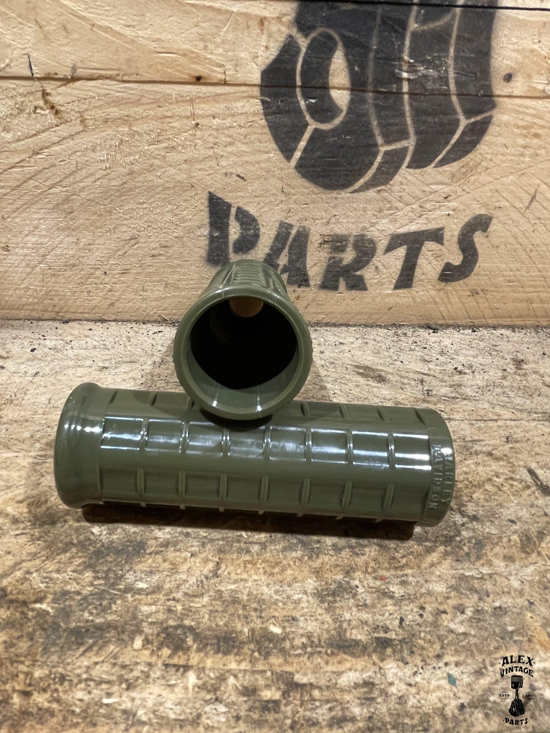 Paire poignées vertes Harley-Davidson WLC