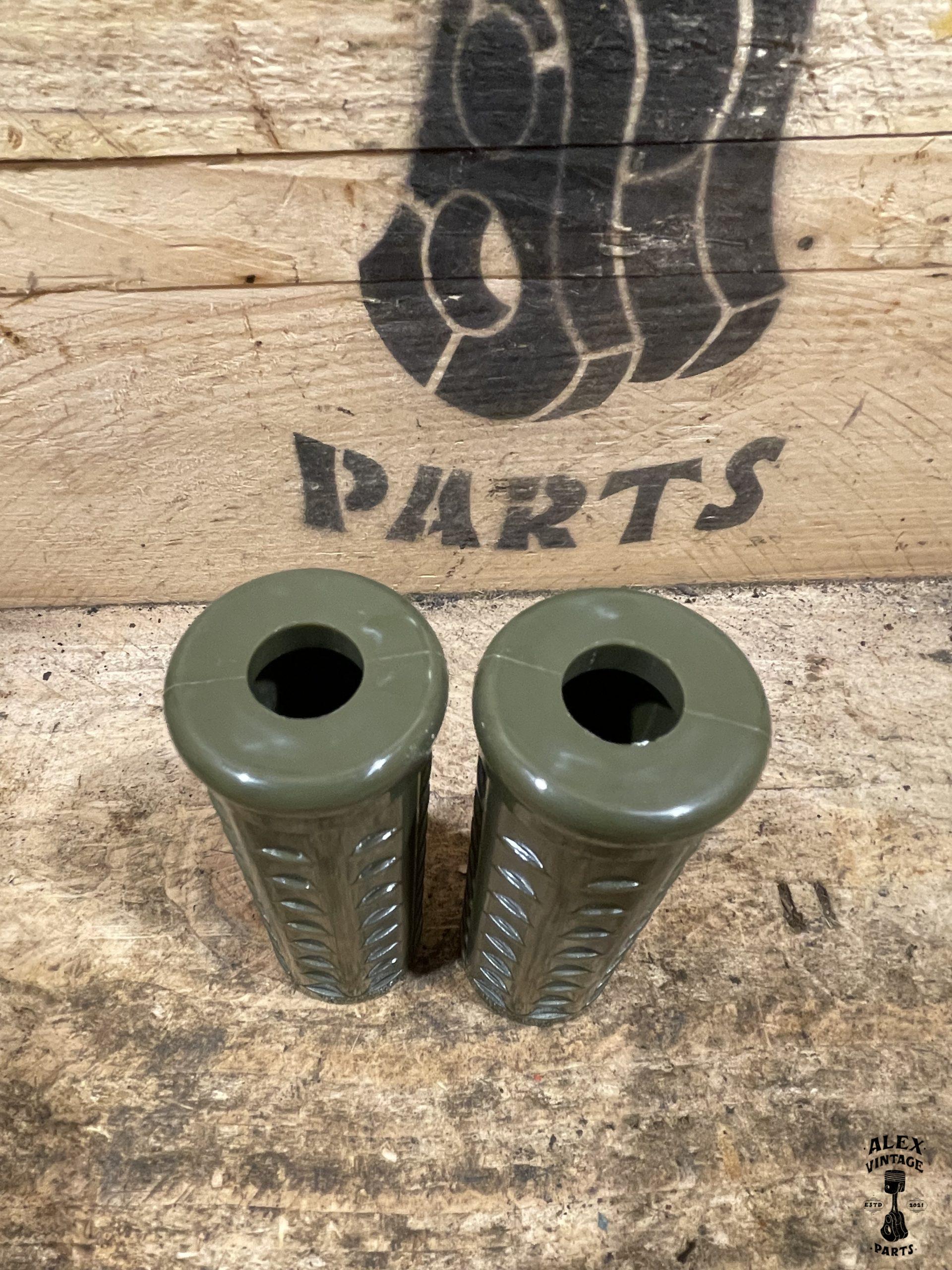 Paire poignées vertes Harley-Davidson WLC